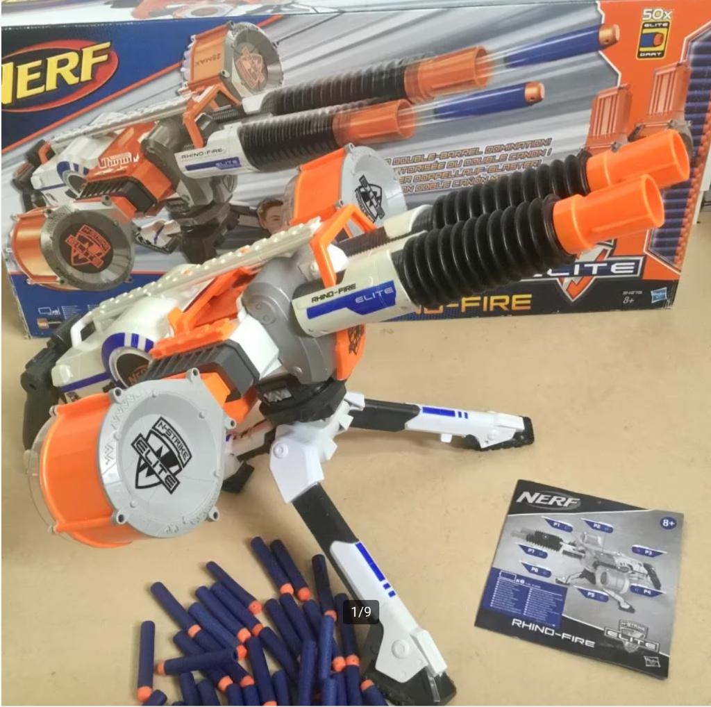 NERF Rhino-fire. N-STRIKE elite HASBRO nerf, Ophalen of Verzenden, Nieuw