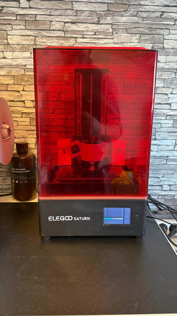 Elegoo Saturn SLA 3D Printer, Computers en Software, 3D Printers, Ophalen, Gebruikt, Elegoo