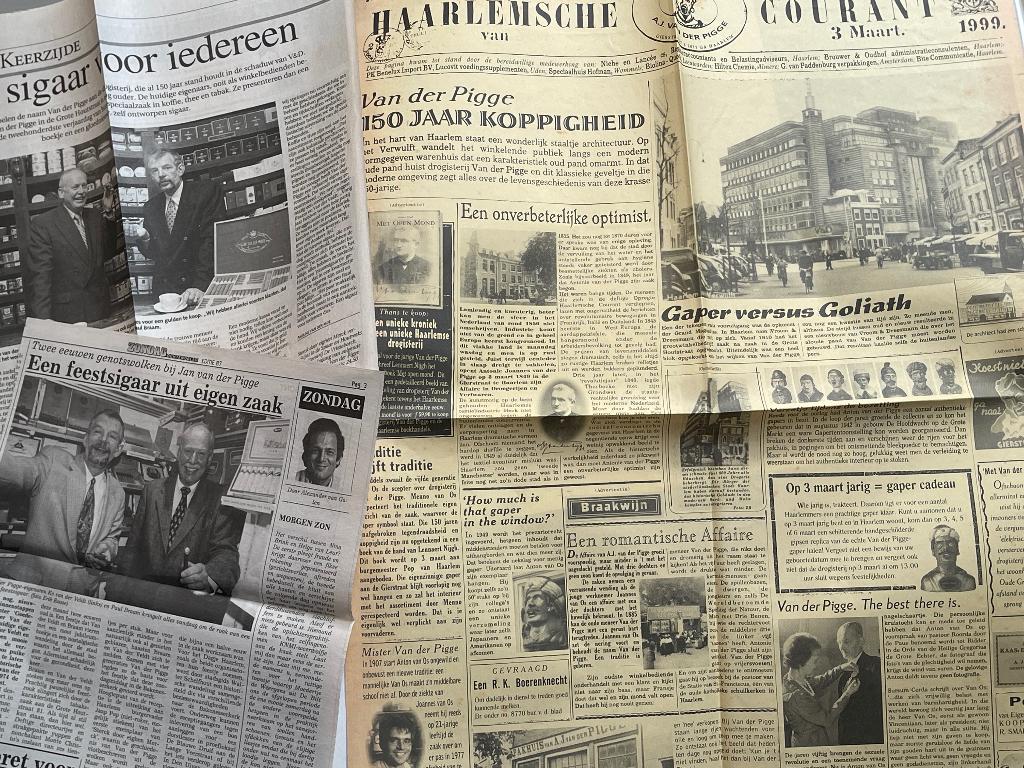 Met open mond, 150 jaar AJ. van der Pigge  Haarlem, Ophalen of Verzenden