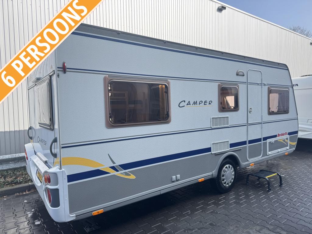Dethleffs Camper 510 TK / 6 persoons / stapelbed / luifel, Caravans en Kamperen, Caravans, Overige typen, Rondzit, Bedrijf, Dethleffs