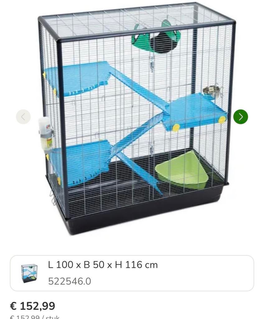 Savic zeno 3 knaagdieren kooi. Afmeting staan bij foto, Ophalen, Kooi, Gebruikt, 90 cm of meer