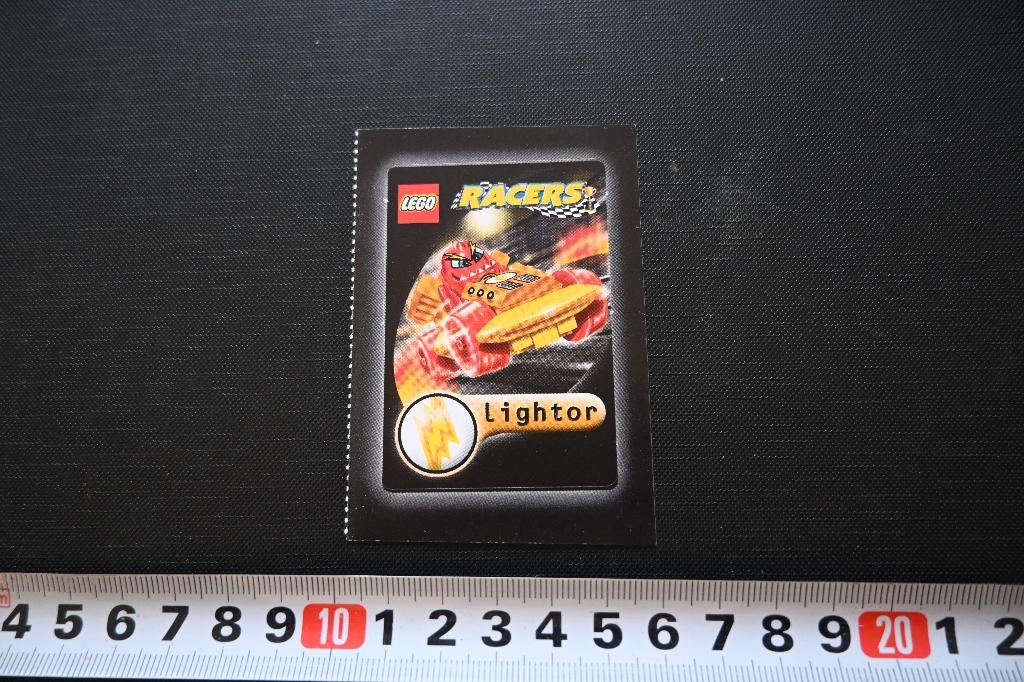 sticker 541 LEGO racers LIGHTOR, Verzamelen, Ophalen, Zo goed als nieuw