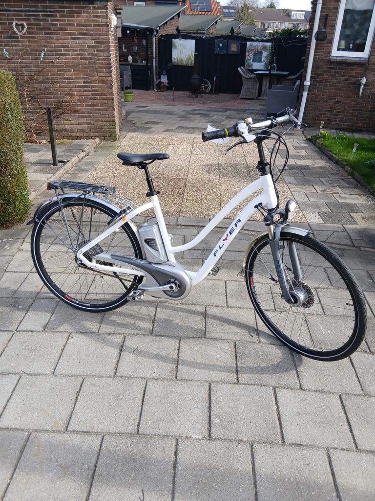 Elec"da"fiets FLYER stads/tourfiets rijklaar., Ophalen of Verzenden, Zo goed als nieuw, 20 inch of meer