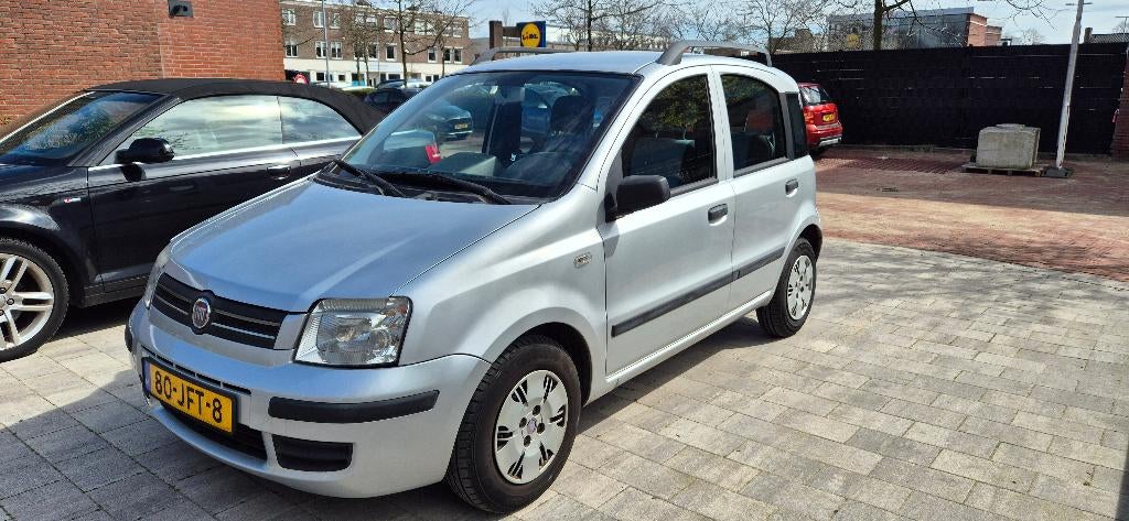 Fiat Panda 1.2 44KW 60PK 2009 Grijs Airco, Voorwielaandrijving, 1242 cc, Origineel Nederlands, Handgeschakeld