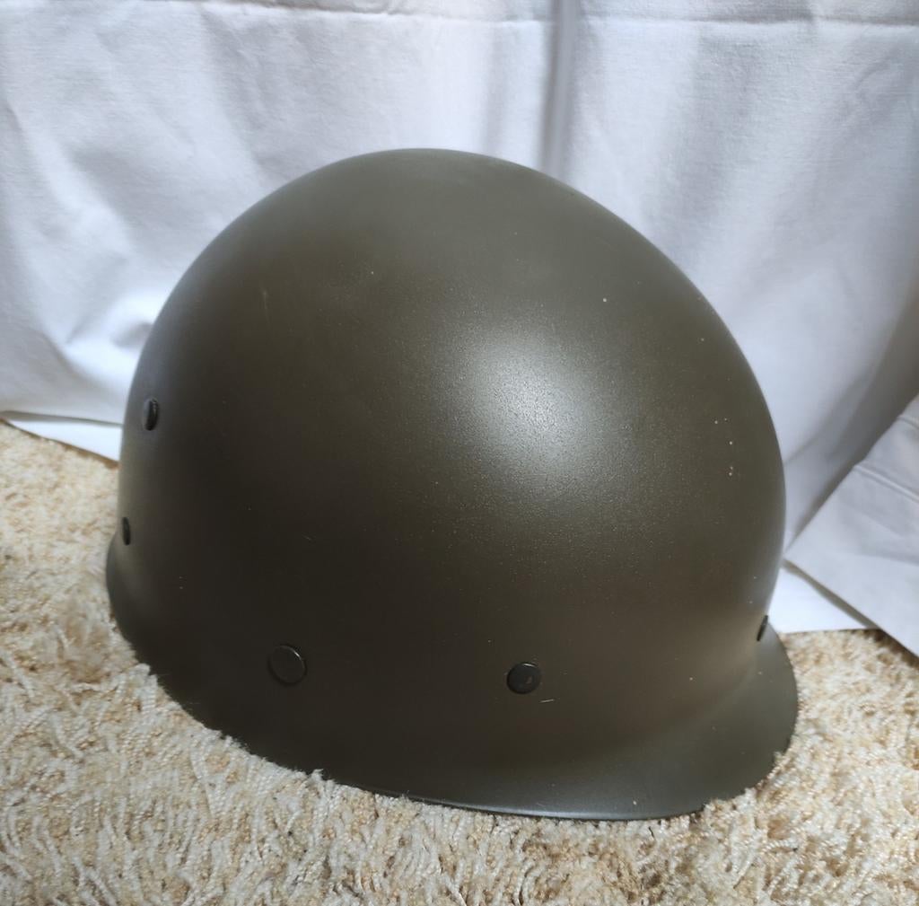 Oude Legerhelm - Vintage Militaire Hoofdbescherming, Ophalen of Verzenden, Landmacht, Overige gebieden, Helm of Baret