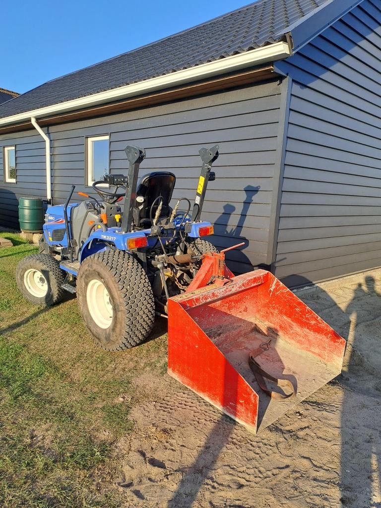 Degelijke grondbak 1 meter voor minitrekker, Ophalen, Gebruikt