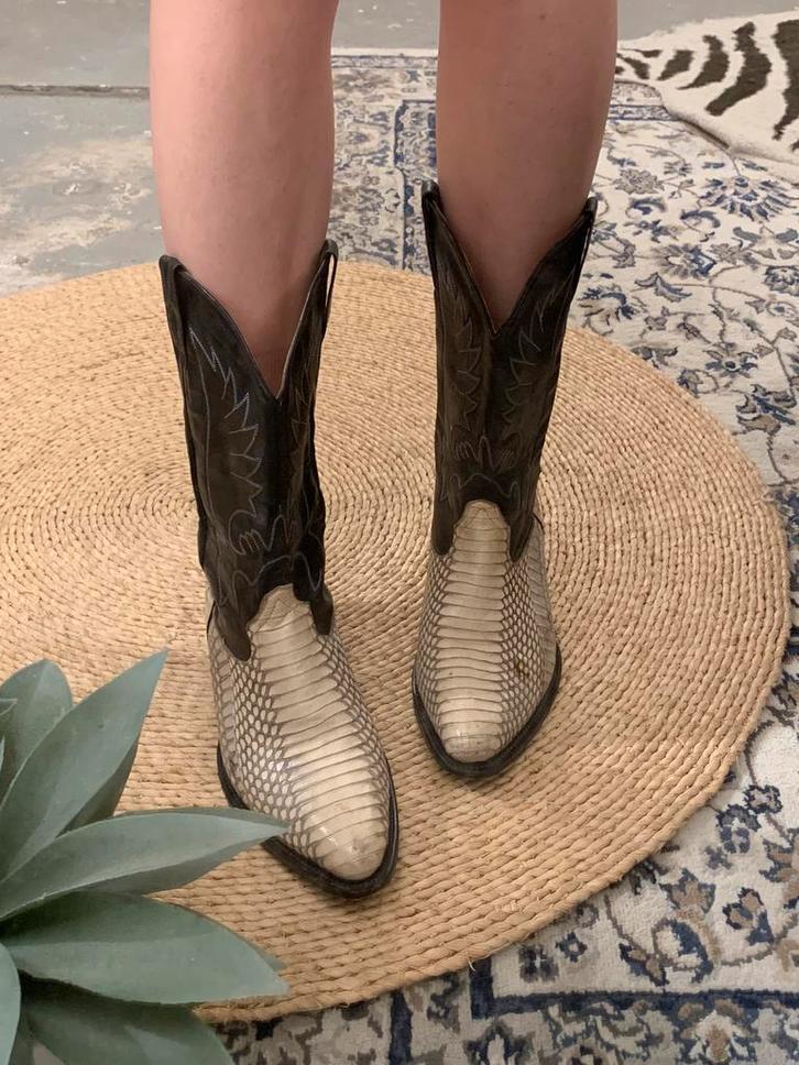 Santana boots cowboylaarzen 41 western boots bohemian, Niet ingevuld, Hoge laarzen, Wit, Niet ingevuld