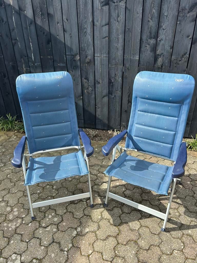 Crespo deluxe standenstoel camping, Caravans en Kamperen, Kampeermeubelen, Ophalen, Gebruikt, Campingstoel