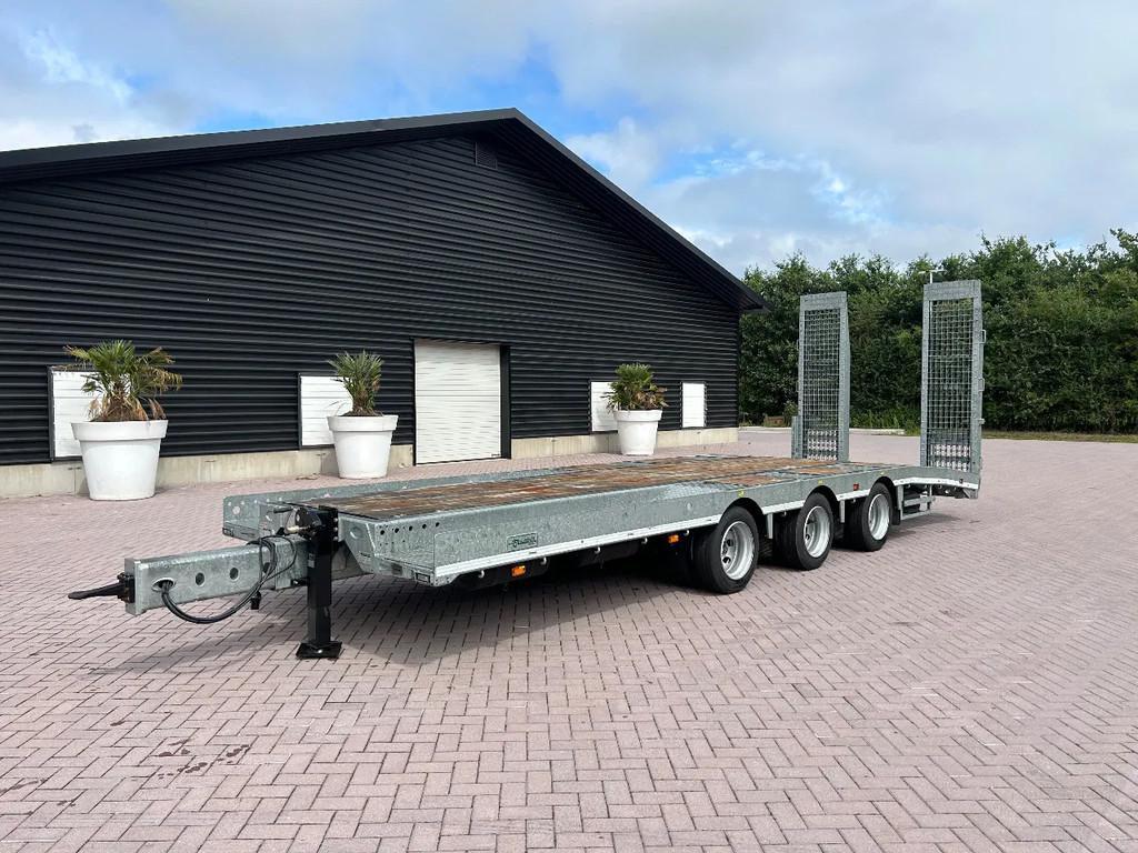 VELDHUIZEN 25 ton TRIDEM SEMI-DIEPLADER AANHANGWAGEN WIPKAR, Overige brandstoffen, Bedrijf, Trekhaak, Geïmporteerd