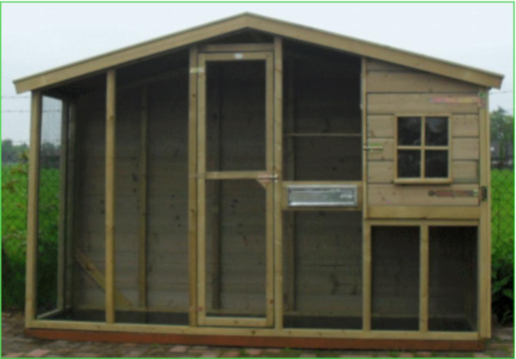 maatwerk 🔨🪚🪛VOLIERE -- met sluis -- ONDERHOUDSVRIJ🦜, Dieren en Toebehoren, Ophalen, Nieuw, Hout, Volière