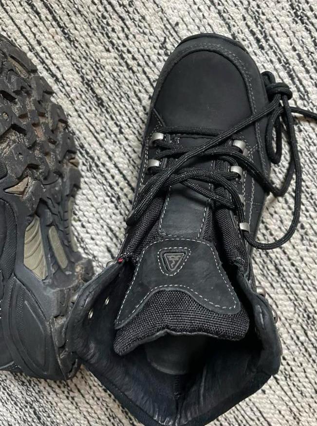 Wandelschoenen maat 39 leer Human Nature anwb z.g.a.n., Kleding | Dames, Schoenen, Zwart, Zo goed als nieuw, Wandelschoenen, Ophalen of Verzenden