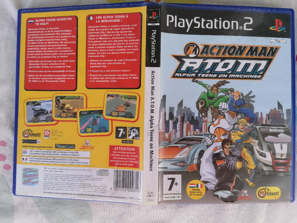 Game actionman atom voor ps2 compleet met boekje. Vanaf 7jaa, Gebruikt, 2 spelers, Vanaf 7 jaar, Ophalen