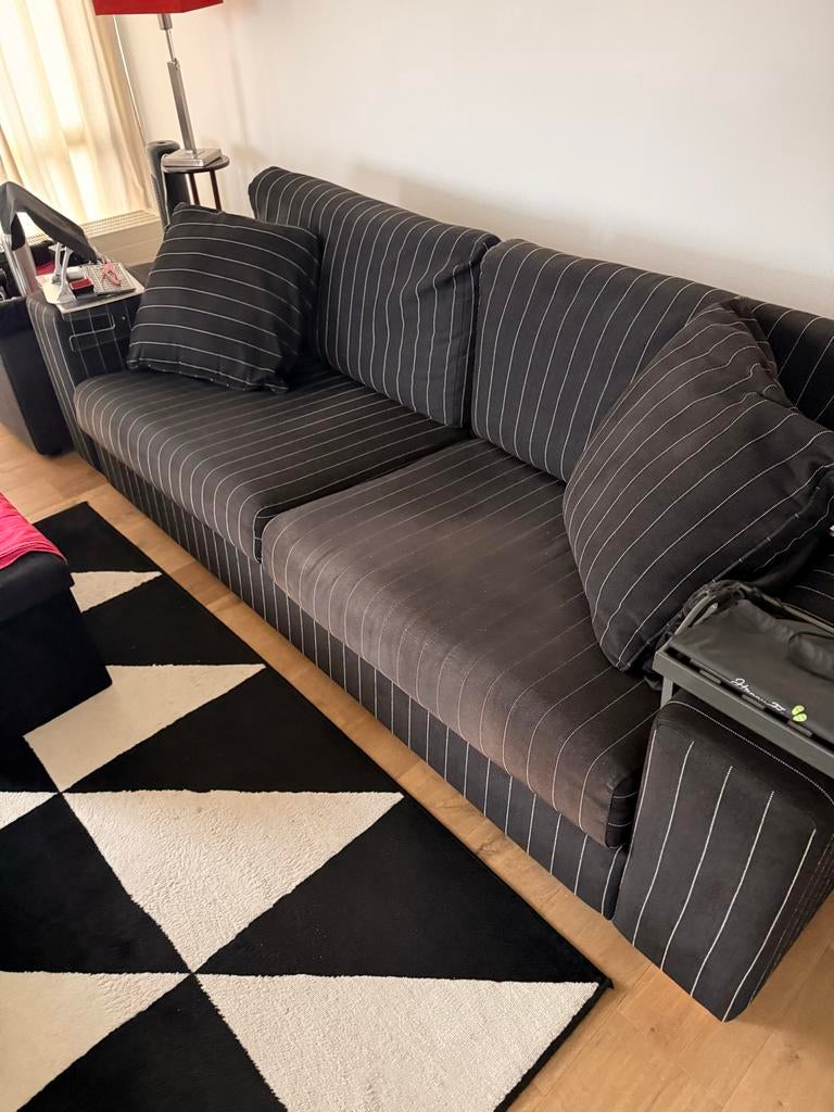 Gratis 4-persoons bank van Piet Klerkx - Ophalen!, Ophalen, Gebruikt, 75 tot 100 cm, Rechte bank