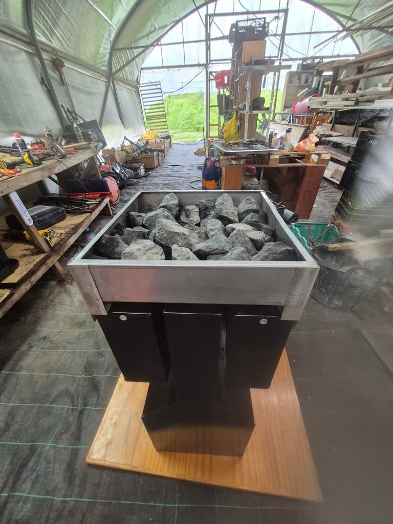 Gasgestookte sauna oven 10kW - ELIGA, Ophalen of Verzenden, Zo goed als nieuw, Fins of Traditioneel, Onderdelen