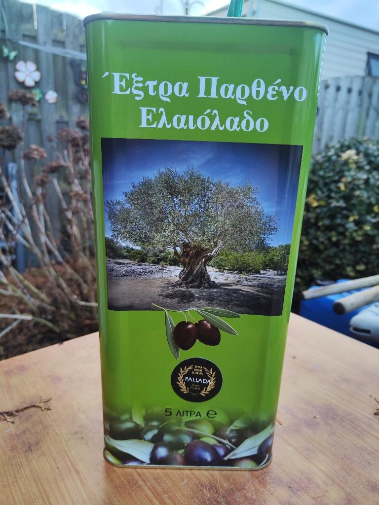 Extra Virgin Biologische OLIJFOLIE uit Kreta GRIEKENLAND, Diversen, Ophalen of Verzenden