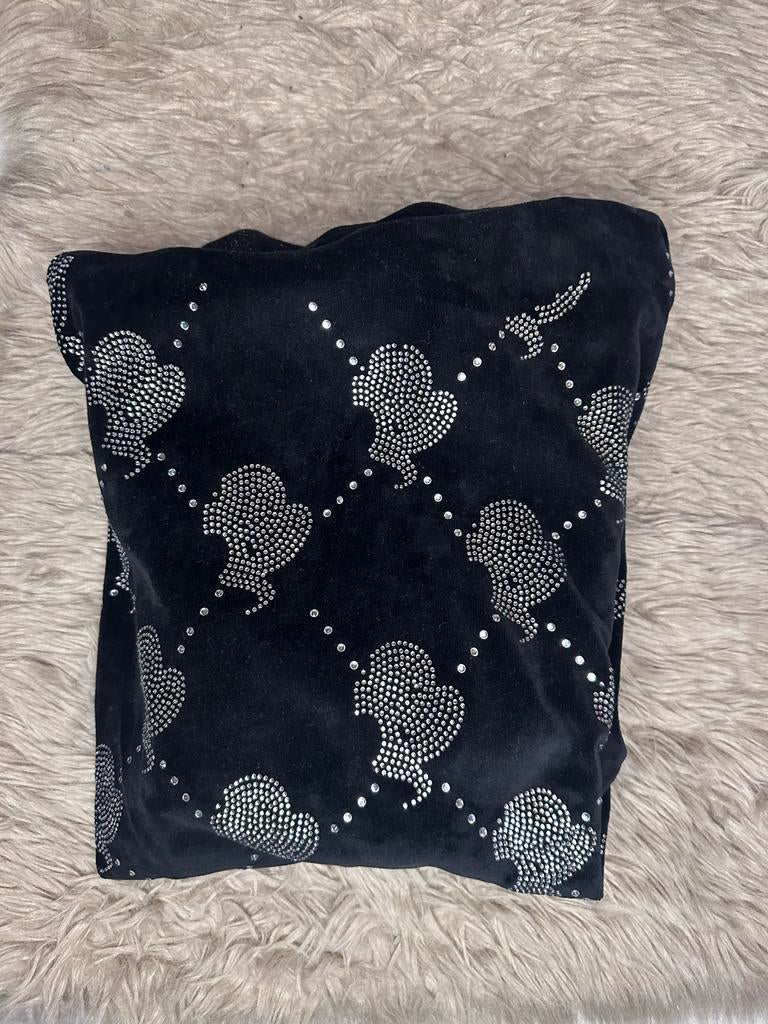 Reinders Zwarte hoodie met strass stenen, Ophalen of Verzenden, Zo goed als nieuw, Zwart