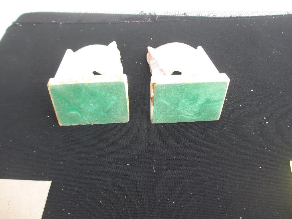 Onyx vintage paarden boekensteunen, Antiek en Kunst, Ophalen of Verzenden