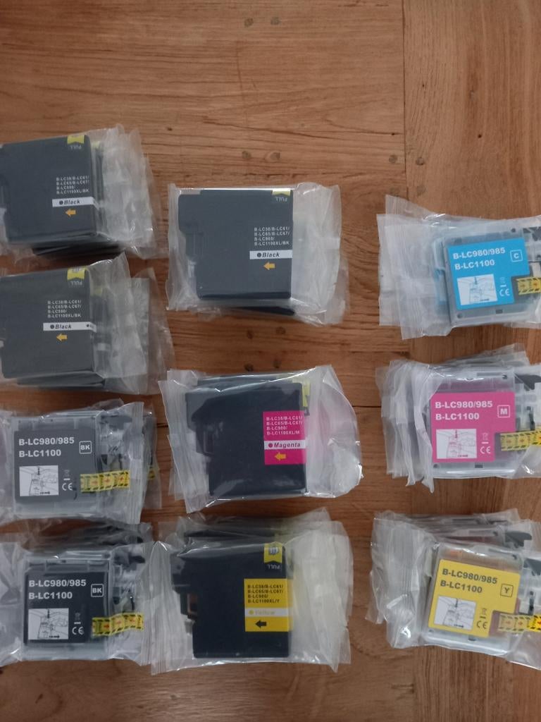 B-LC980/985  B-LC1100 cartridges, Computers en Software, Ophalen of Verzenden, Nieuw, Cartridge, Brother