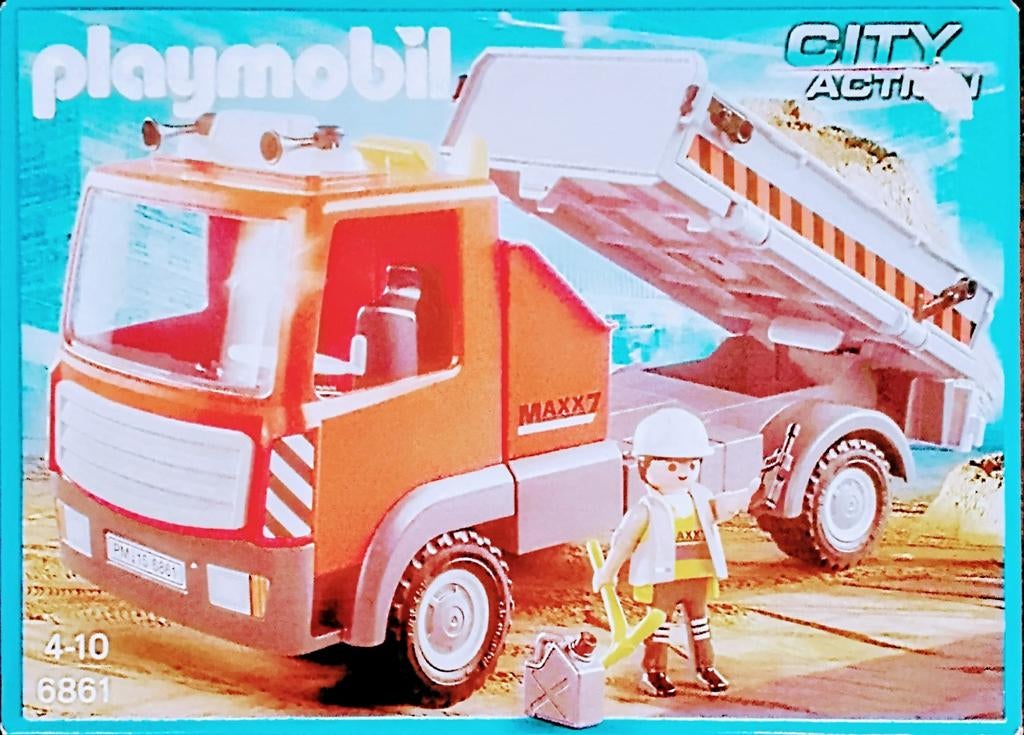 City Action Kiepvrachtwagen 6861, Ophalen of Verzenden, Gebruikt, Complete set