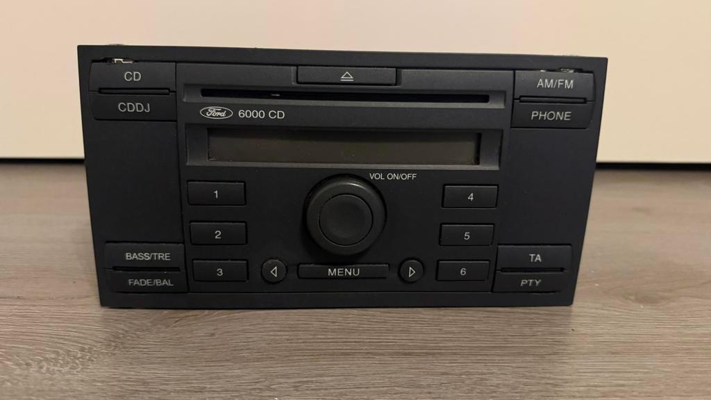 Ford 6000 CD autoradio – origineel, Ophalen of Verzenden, Zo goed als nieuw