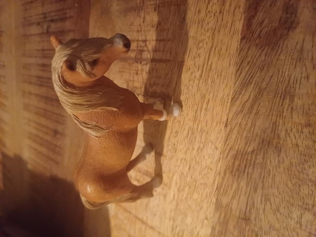 Schleich dartmoor hengst, Ophalen of Verzenden, Zo goed als nieuw, Paard, Beeldje of Figuurtje