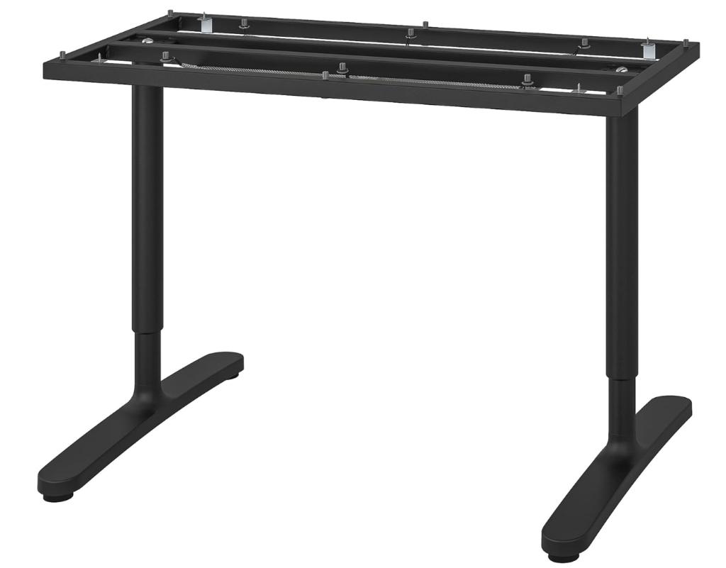 Onderstel bureau Bekant van IKEA (zwart), Huis en Inrichting, Bureaus, Ophalen, In hoogte verstelbaar, Zo goed als nieuw