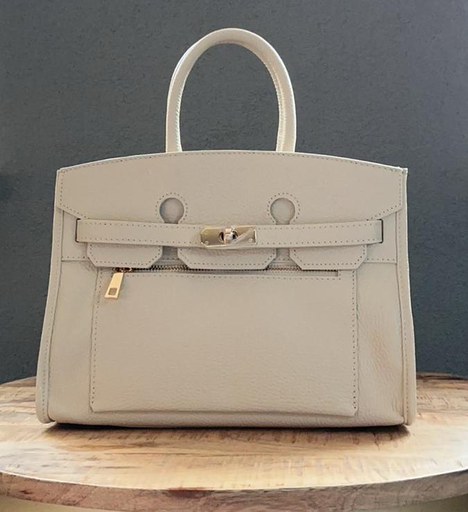 Nieuwe dames tas premium leer beige, 8226 TB, Lelystad, Beige, Nieuw, Handtas