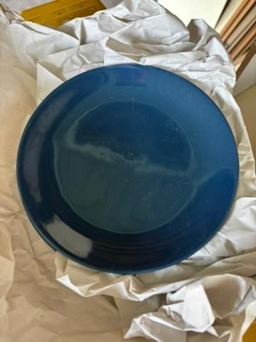 Oslo borden blauw 21cm (6 beschikbaar), Huis en Inrichting, 8013XG, Ophalen of Verzenden, RAHandel, Overige stijlen