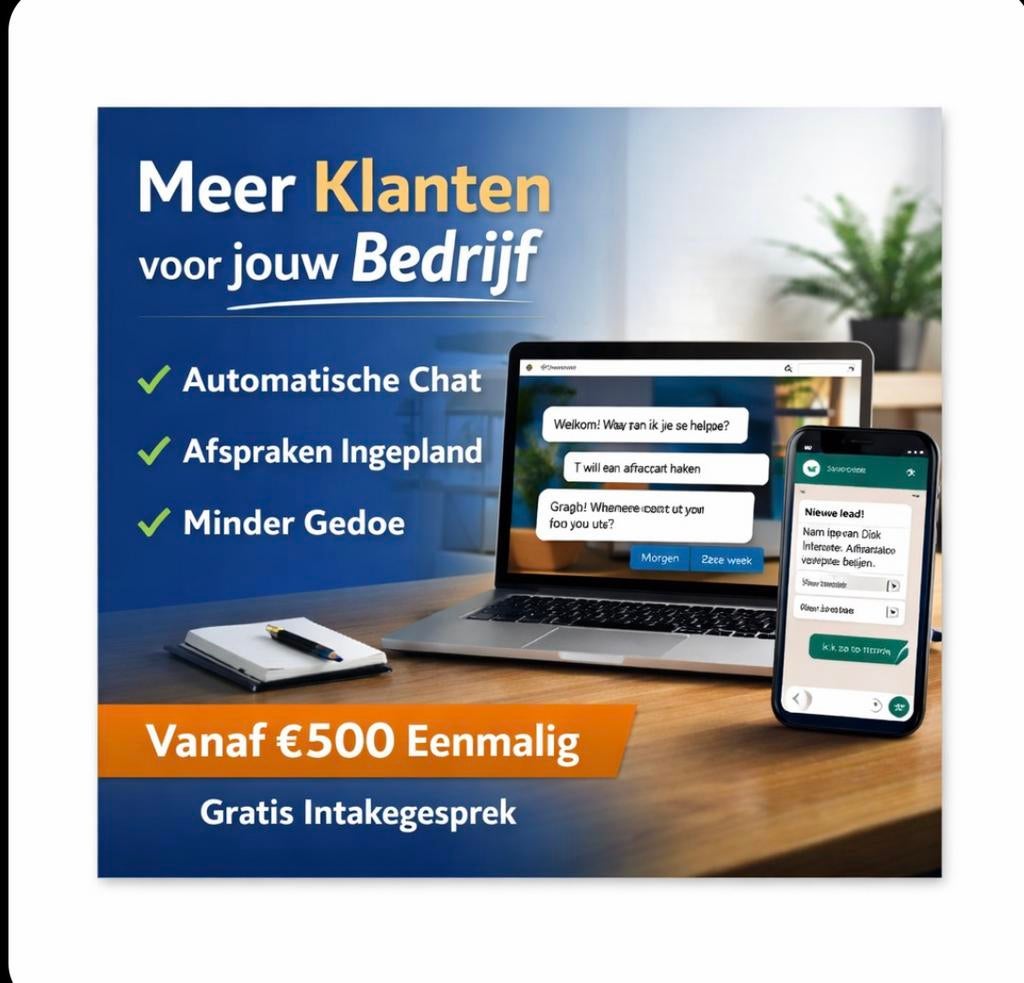 Professioneel Whatsapp/Website Chatbot, Ophalen of Verzenden, Zo goed als nieuw