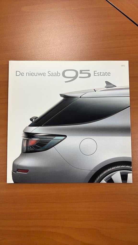 Folder Saab 9-5 estate 2012 zeldzaam!, Ophalen, Zo goed als nieuw, Overige merken