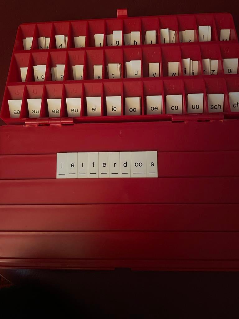 Letterdoos - Educatief Speelgoed, Ophalen of Verzenden, Gebruikt, Taal en Lezen