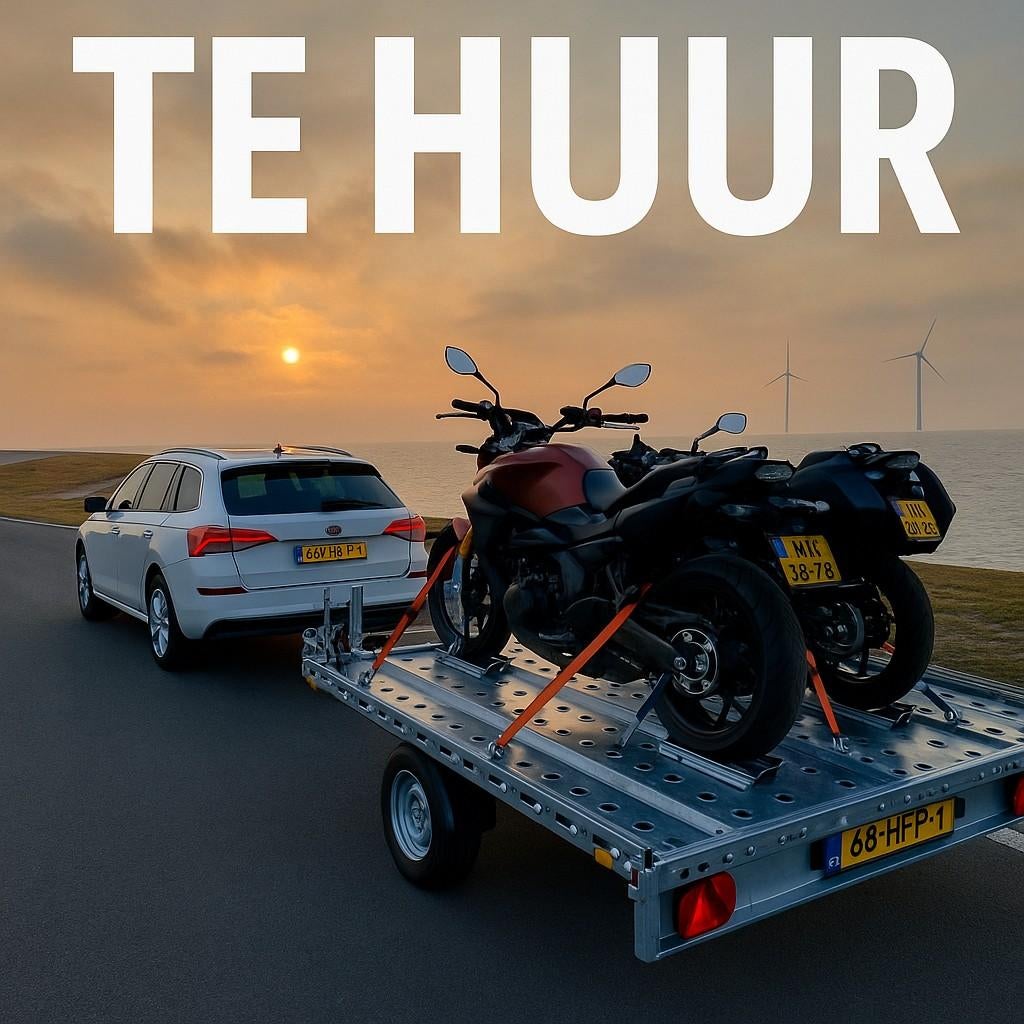 Motortrailer [te huur], Ophalen, Zo goed als nieuw