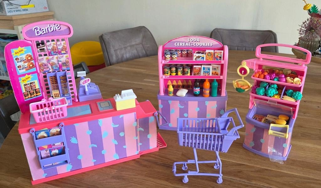 Barbie Vintage Supermarkt 1990's, Ophalen of Verzenden, Gebruikt