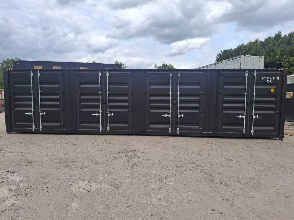 Container met 4 zijdeuren, Ophalen