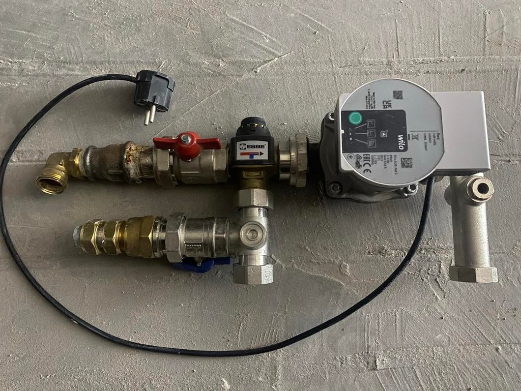 Wilo para pompset, Ophalen