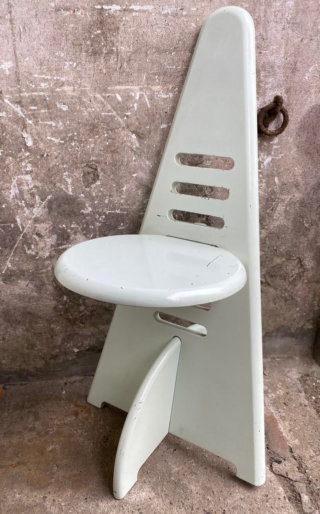 Lundia houten meegroei stoel , meerdere op voorraad, Gebruikt, Lundia, Wit, Jaren 80