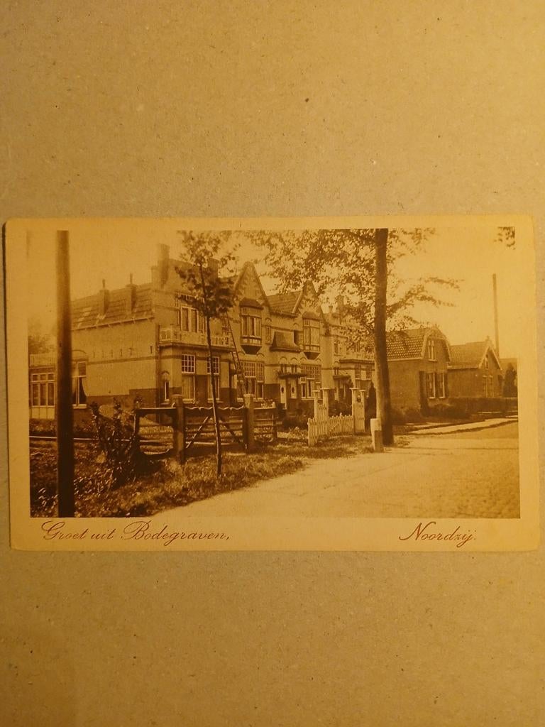 Oude Prentbriefkaart Bodegraven - Noordzij, Ophalen of Verzenden