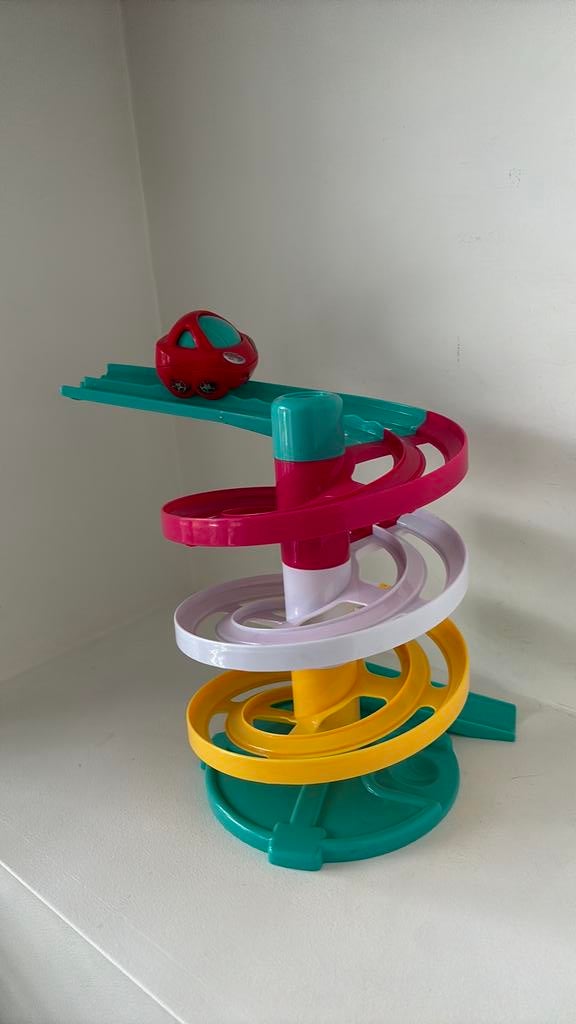 PlayGo autobaan met auto, Ophalen of Verzenden, Zo goed als nieuw, Handmatig, Overige merken