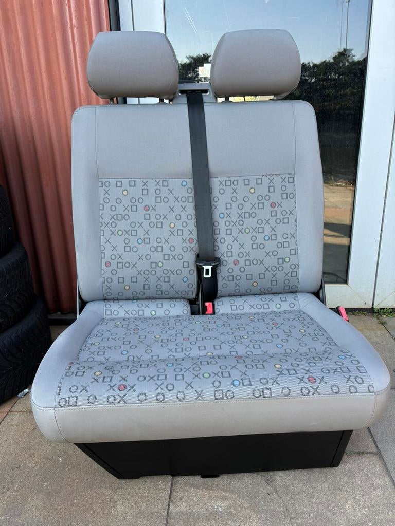 stoelen bank voorbank 2persoon volkswagen transporter t5 box