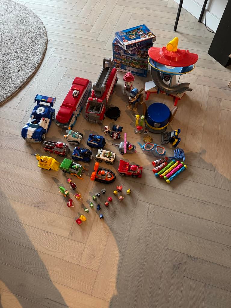 Groot Paw Patrol Speelgoed Pakket - Veel Speelplezier!, Ophalen, Gebruikt, Jongen of Meisje