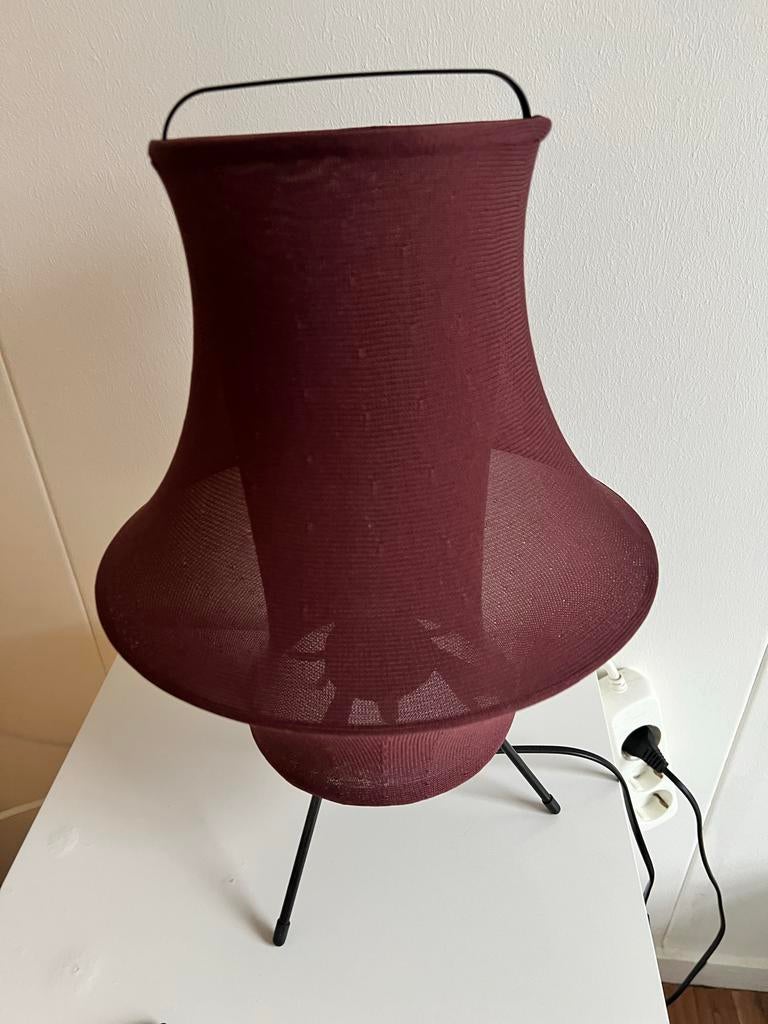 Kleine tafellamp voor slaapkamer, Ophalen, Zo goed als nieuw, Stof, Minder dan 100 cm