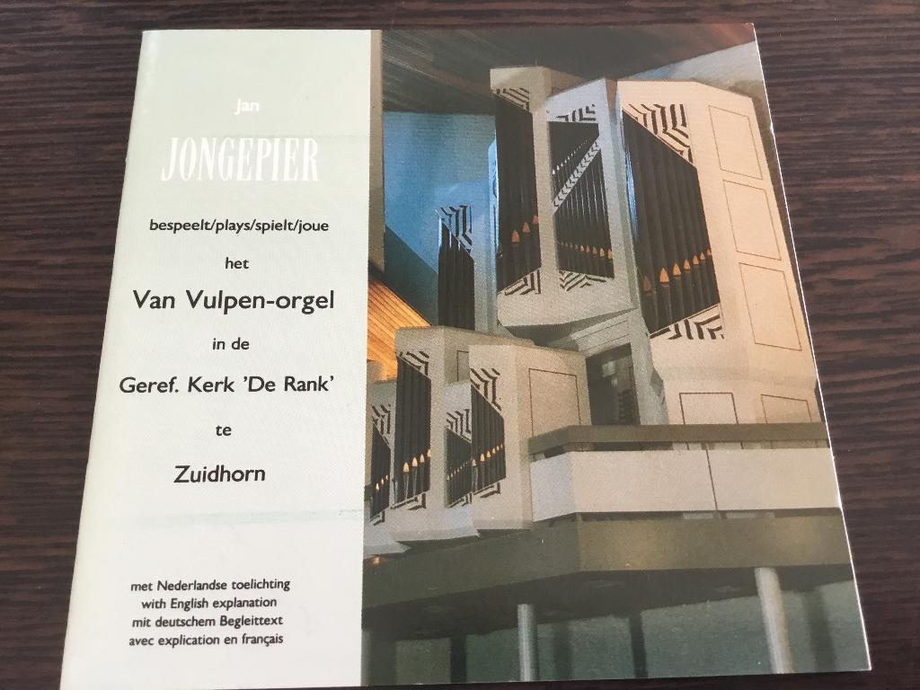 Orgel cd, Met libretto, Overige typen, Ophalen of Verzenden, Zo goed als nieuw