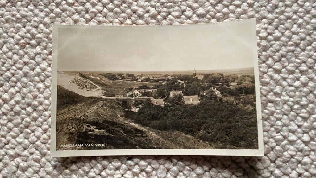 Ansichtkaart Panorama van Groet 1936. 939, Verzamelen, Ophalen of Verzenden, 1920 tot 1940, Gelopen, Noord-Holland