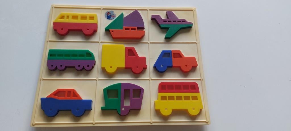 Ambi Toys transport vervoer puzzel puzzle vintage, Kinderen en Baby's, Ophalen of Verzenden, 10 tot 50 stukjes, Gebruikt, 2 tot 4 jaar
