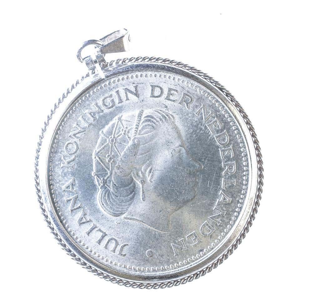 Hanger ketting 10 gulden 1970 Juliana