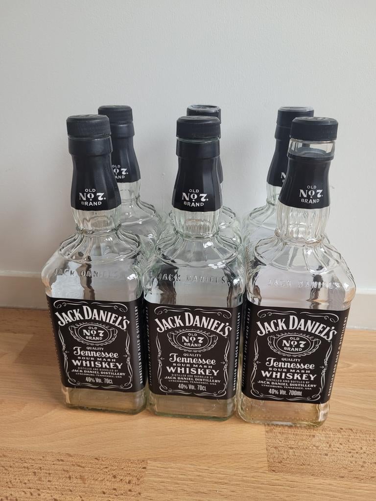 Jack daniels lege flessen, Ophalen, Zo goed als nieuw, Verpakking