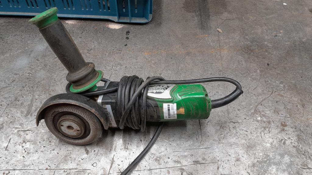 Hitachi Haakse Slijper - Werkt Goed!, Ophalen of Verzenden, Gebruikt, 600 tot 1200 watt, Overige typen