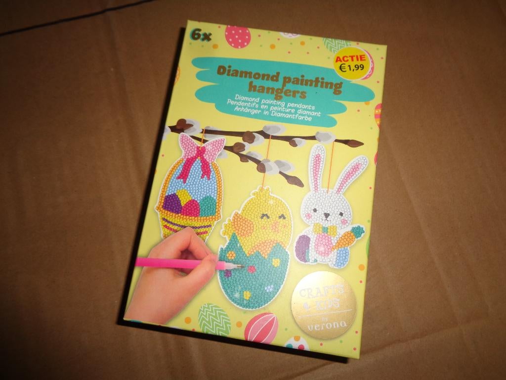 PARTIJ PASEN DIAMOND PAINTING HANGERS 6X, ., Nieuw, Ophalen of Verzenden, .