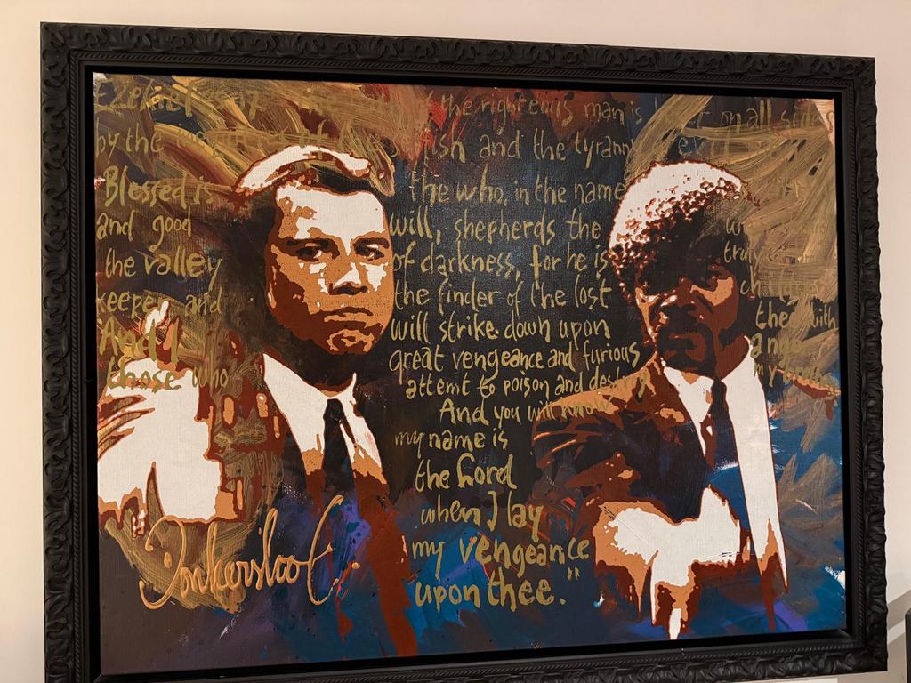 Orginele donkersloot, Antiek en Kunst, Kunst | Schilderijen | Abstract, Ophalen of Verzenden