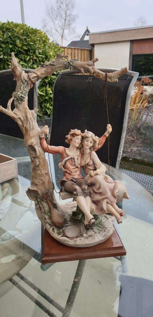 GIUSEPPE ARMANI - CAPODIMONTE "YOUNG LOVERS ON A SWING", Ophalen of Verzenden